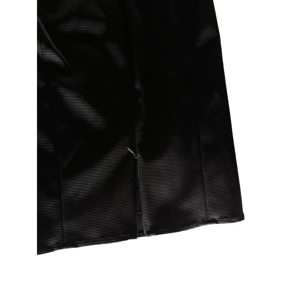 ZAC  Zac Posen Nina V Neck Pencil Knee Length Black‎ Dress Size 8 New